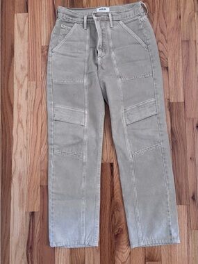 Agolde Cooper Light Khaki Utility Cargo Pants